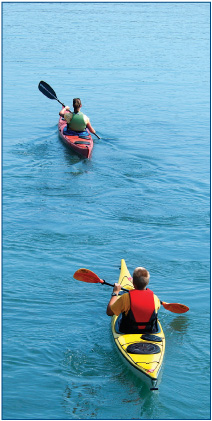 Two people on the Detroit River Michigan Sea Grant A in Green Bay Harbor - photo 4