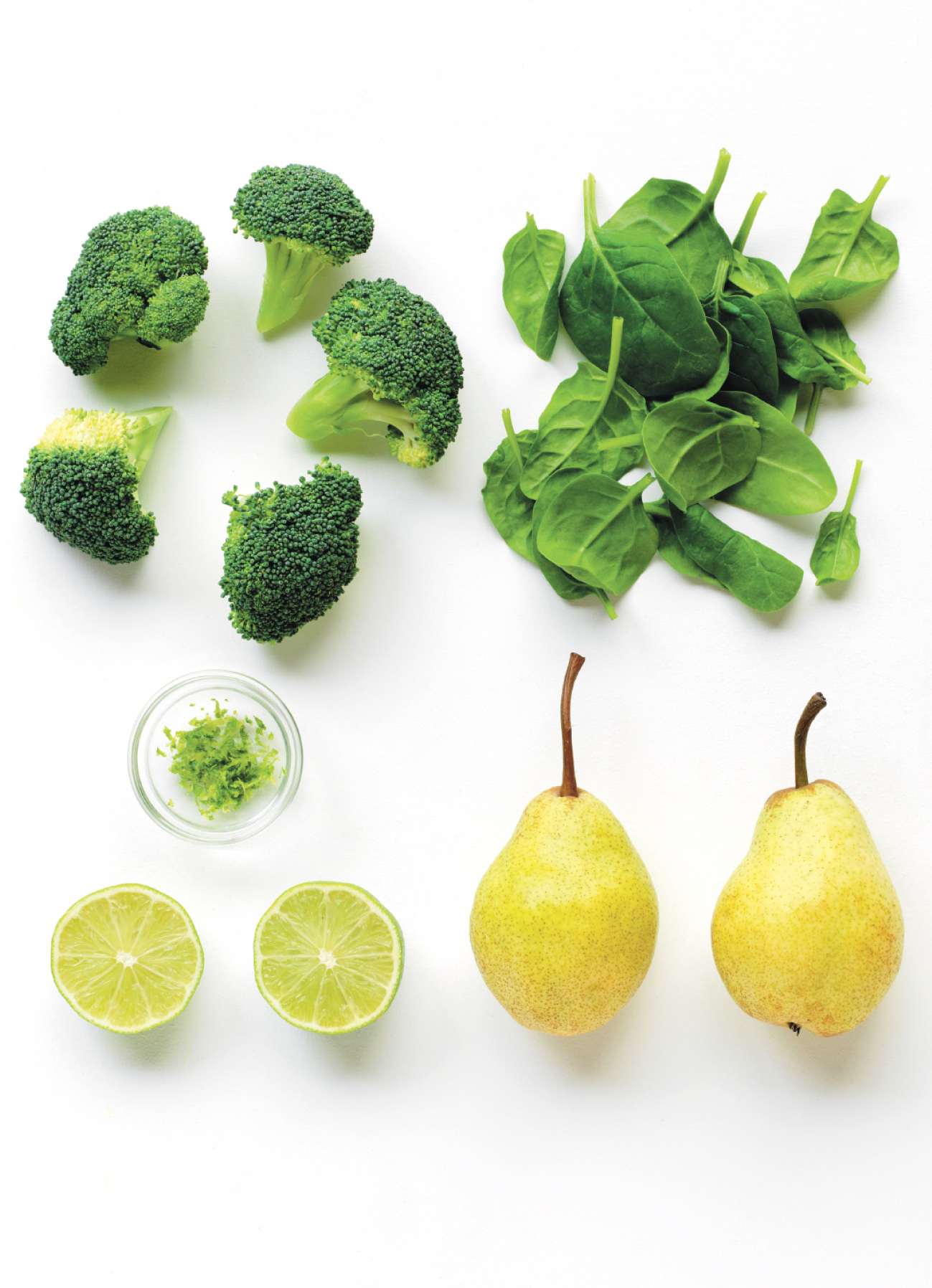 YOU NEED 2 pears cored A handful of baby spinach 5 broccoli florets 1 lime - photo 15