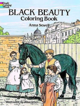 Green John - Black Beauty: coloring book