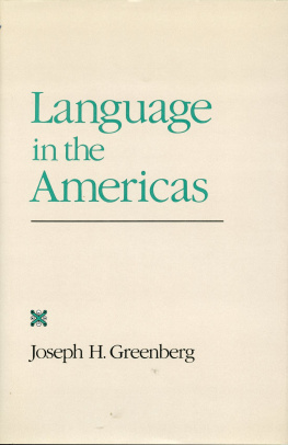 Greenberg - Language in the Americas