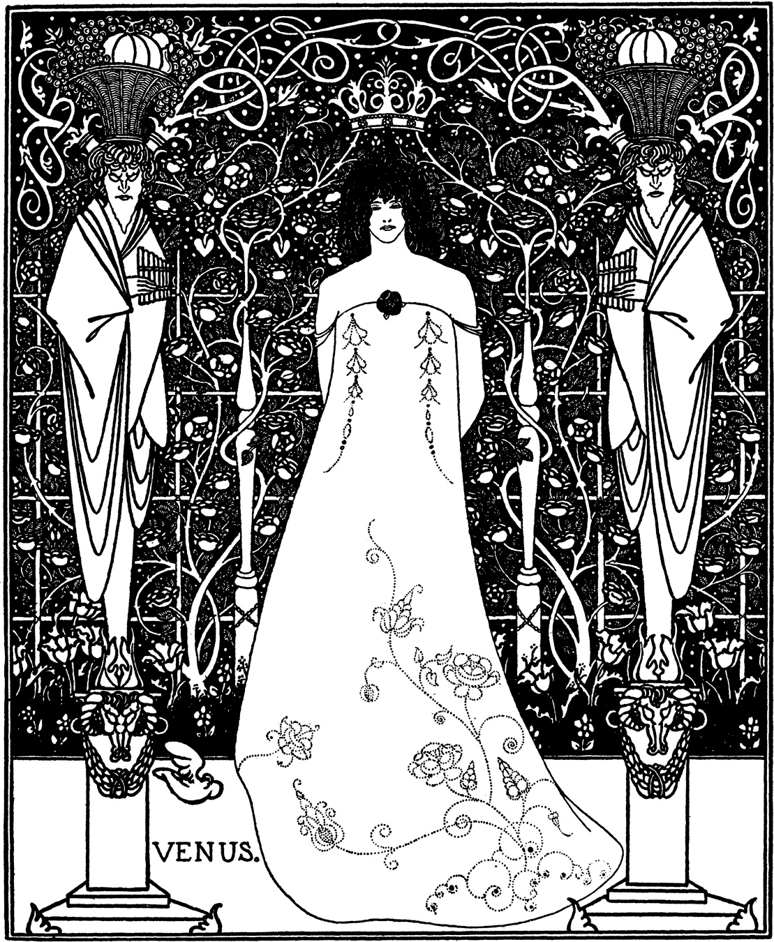 Fig 1 Aubrey Beardsley Frontispiece for Venus and Tannhauser Beardsley was - photo 3