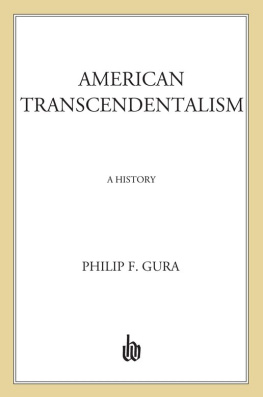 Gura American transcendentalism: a history