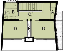 Upper level floor plan Lower level floor plan A Laundry closet B - photo 5