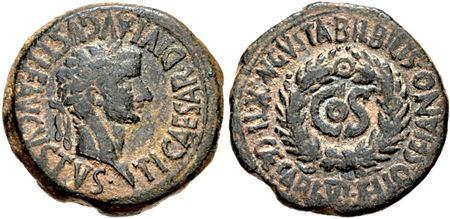 6 Sejanus coin Bilbilis Bronze coin of Tiberius issued at Bilbilis Spain - photo 8