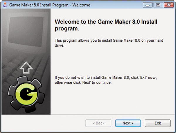 Figure 1-1 Install Game Maker by following the instructions on the screen - photo 1