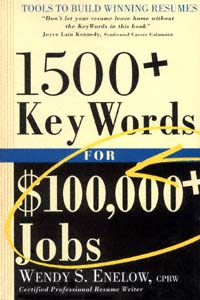 title 1500 Keywords for 100000 Jobs author Enelow Wendy S - photo 1