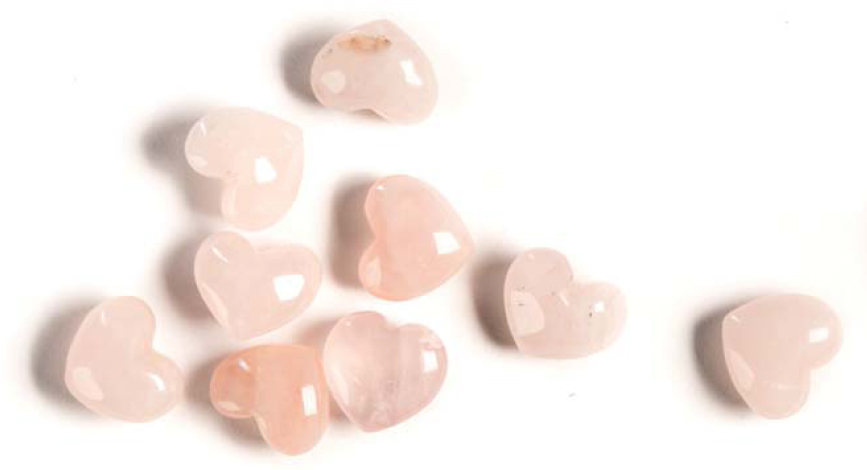 Crystals such as these Rose Quartzes help us to bring more love into our world - photo 5