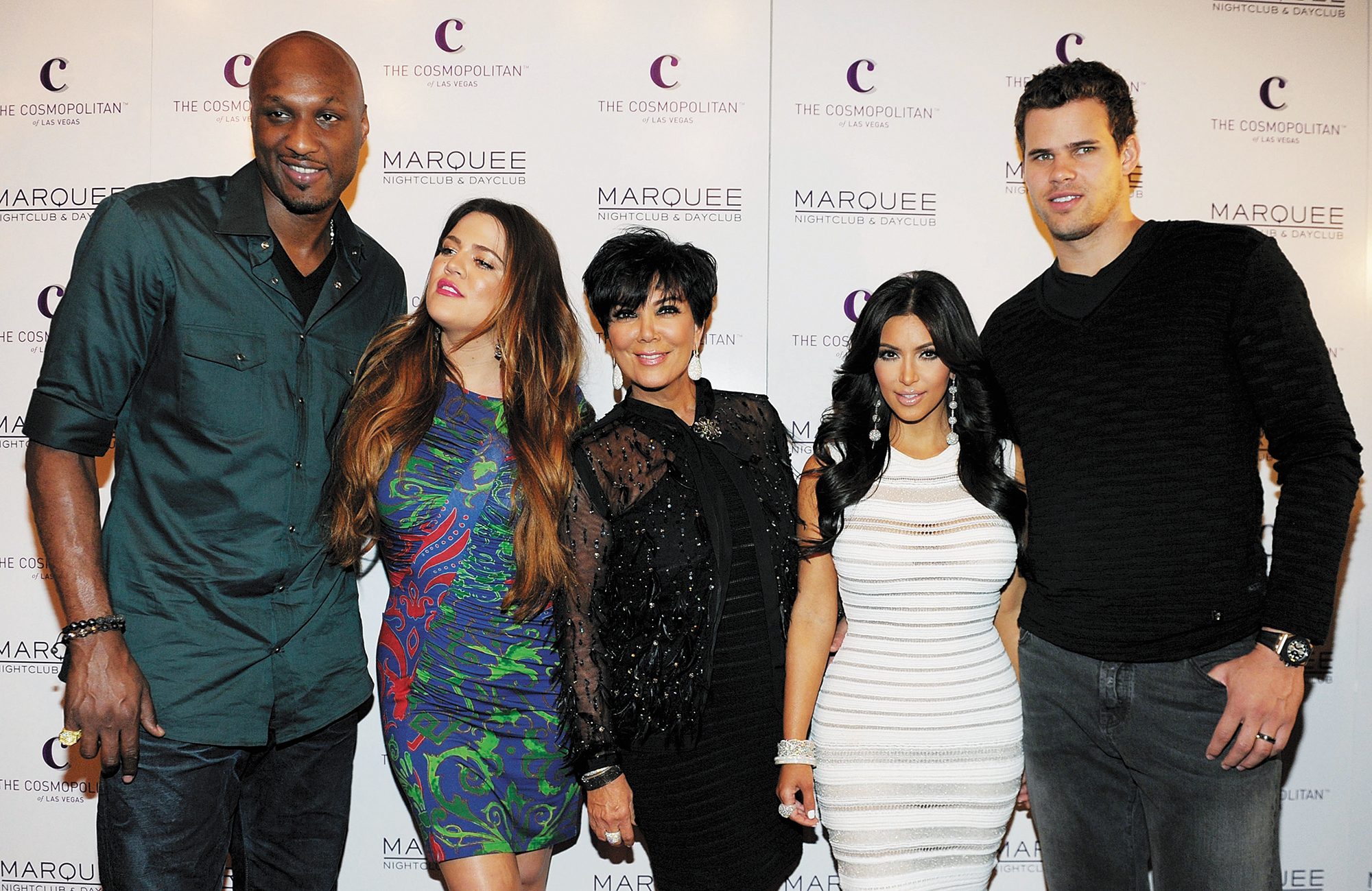 Kim with ex-husband Kris Humphries Khlo Kardashian with estranged husband - photo 6