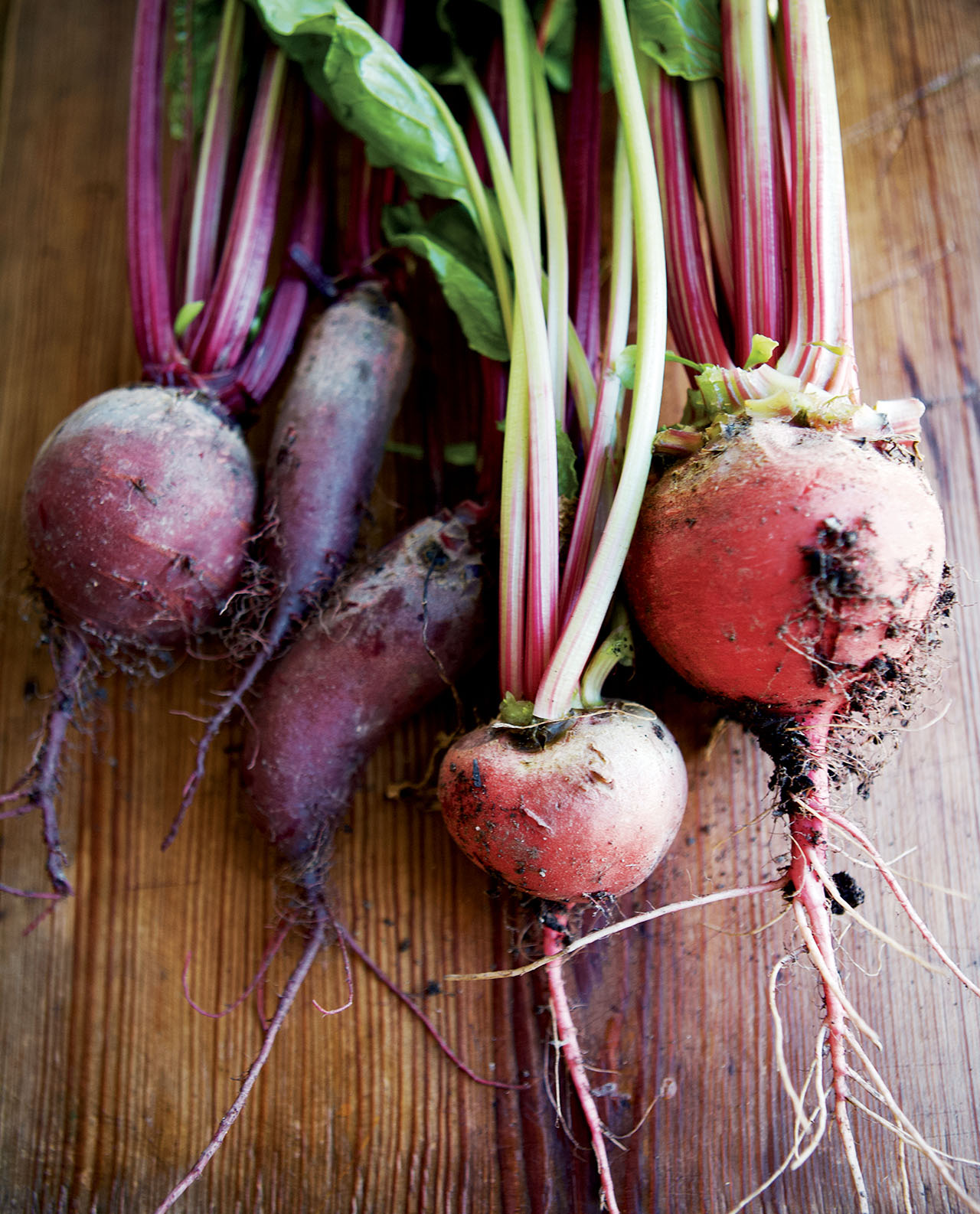 a bunch of beets pulled from the garden our beloved inherited Le Creuset - photo 4