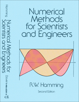 Hamming Numerical Methods for Scientists and Engineers