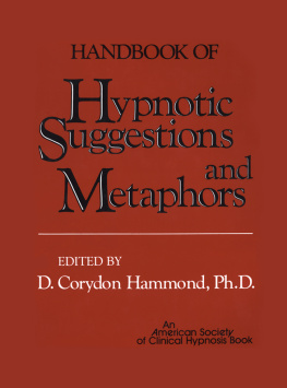 Hammond - Handbook of Hypnotic Suggestions and Metaphors