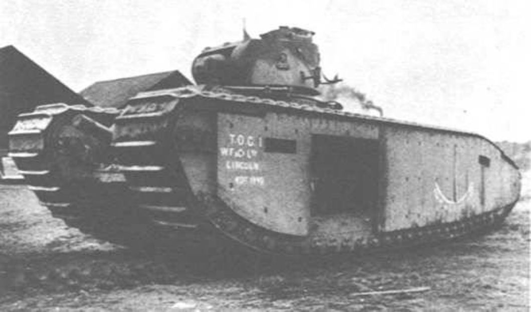 TOG 1 with a tower from the Matilda tank On the back of the board you can see - photo 4