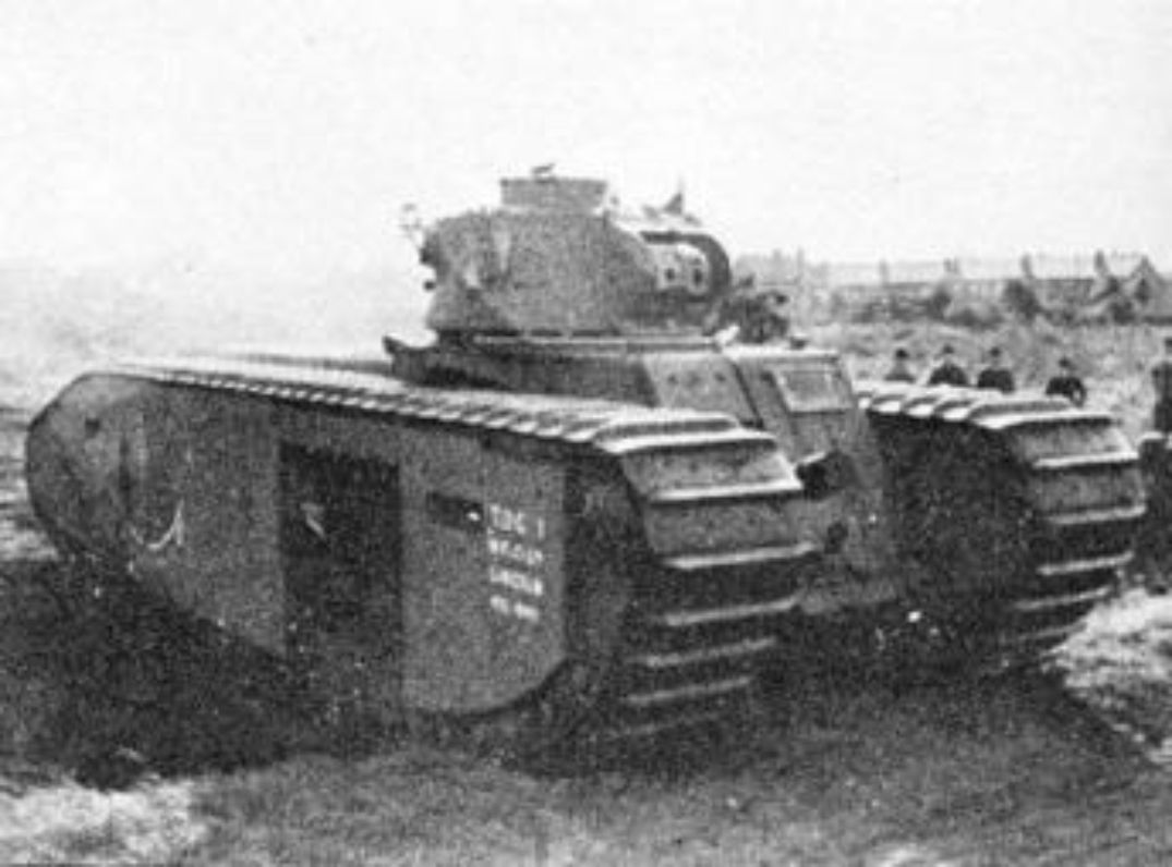 TOG 1 with a tower from the Matilda tank On the back of the board you can see - photo 5