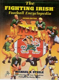 title The Fighting Irish Football Encyclopedia author Steele - photo 1