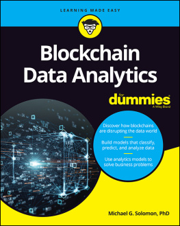 Michael G. Solomon - Blockchain Data Analytics For Dummies