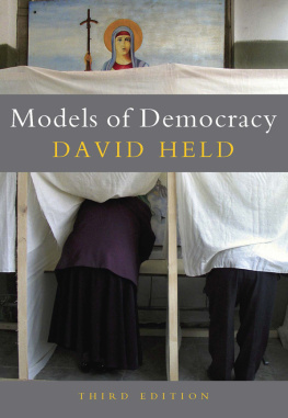 Held David - Models of Democracy