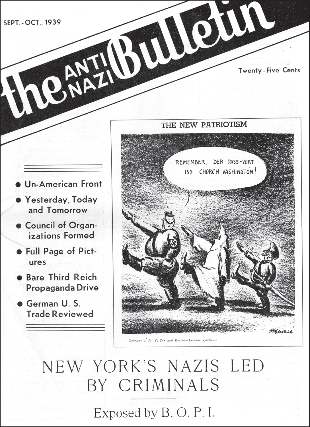 The Anti-Nazi Bulletin SeptOct 1939 the official publication of the - photo 6