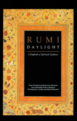 Helminski Camille Adams Rumi: daylight: a daybook of spiritual guidance