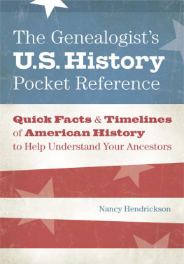 Hendrickson - The Genealogists U.S. History Pocket Reference