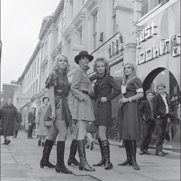 Whether hem lines rose or fell knee-high leather boots were a fashion - photo 7