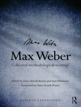 Henrik Bruun Hans - Max Weber