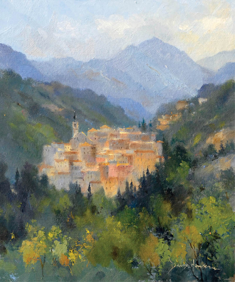 Preci Umbria The artists studio brushes paints and easel CHAPTER 1 - photo 4