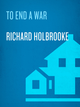 Holbrooke - To End a War