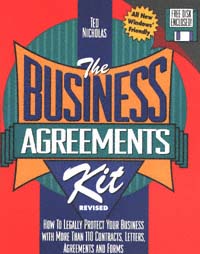 title The Business Agreements Kit author Nicholas Ted - photo 1