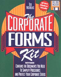 title The Corporate Forms Kit author Nicholas Ted publisher - photo 1