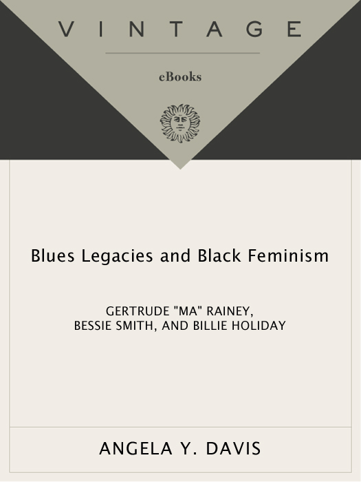 Acclaim for ANGELA DAVISs Blues Legacies and Black Feminism A masterful - photo 1