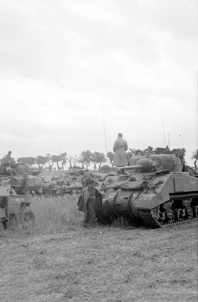 Shermans assembling for Operation EPSOM - photo 27