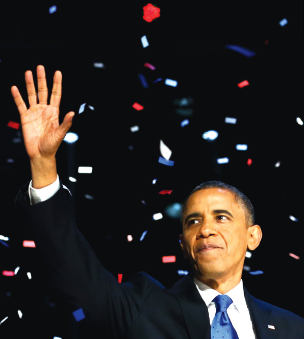 Following his victory speech on election night Nov 6 2012 US Pres Barack - photo 5