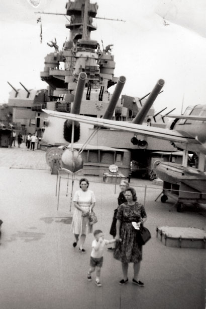 Yes thats the author at age three touring the decks of the USS Alabama in - photo 3