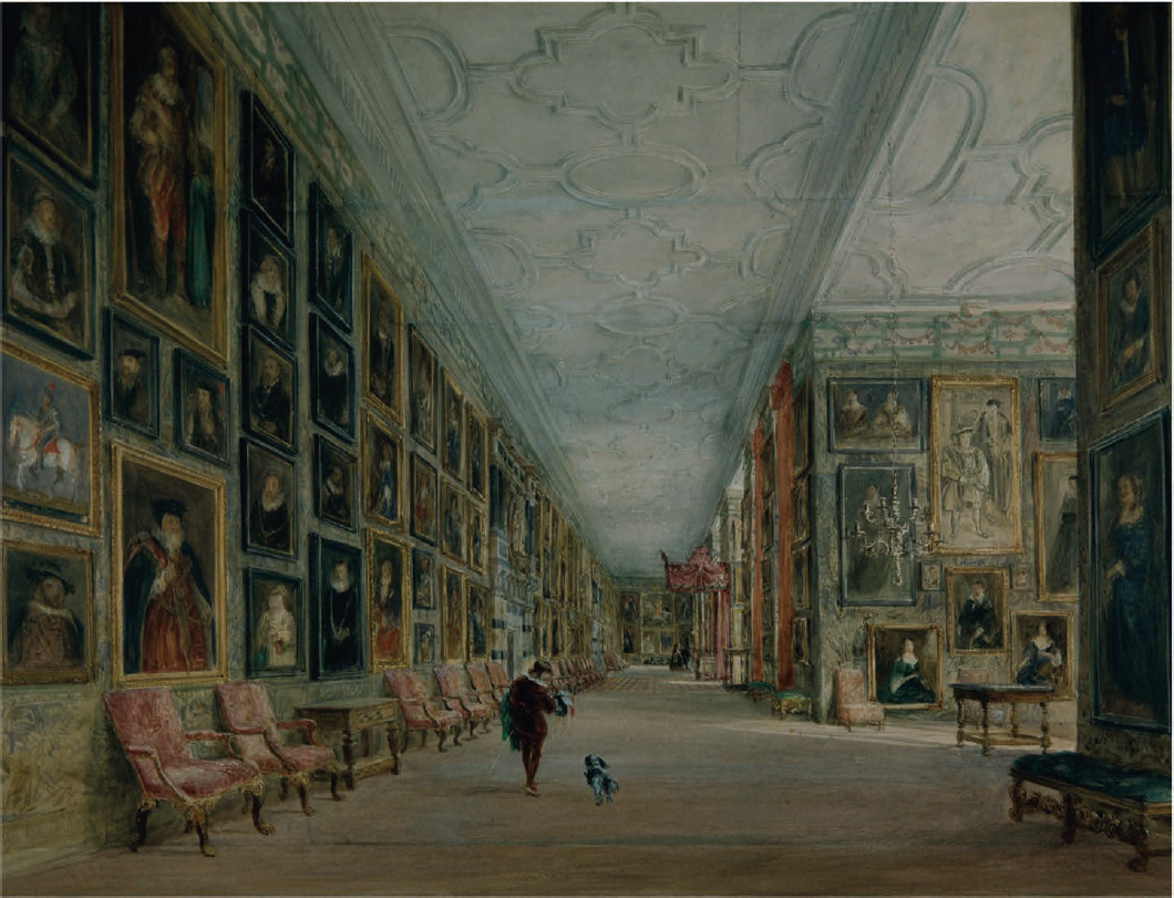 Long gallery at Hardwick 1839 watercolour by David Cox Detail of the - photo 24