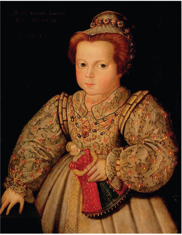 Arbella Stuart aged two 1577 commissioned by Bess Gilbert Talbot 7th Earl - photo 27