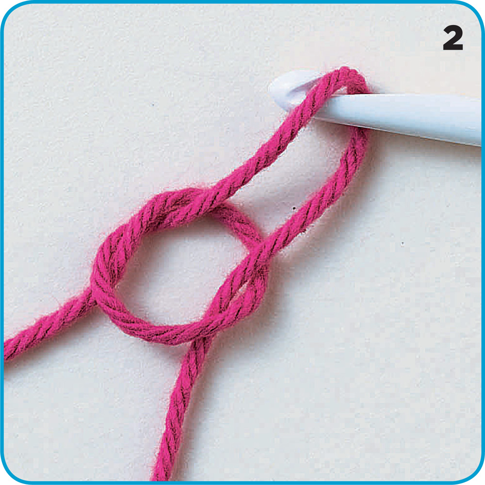 CHAIN After the slip knot start your chain Wrap the yarn over the hook yarn - photo 3