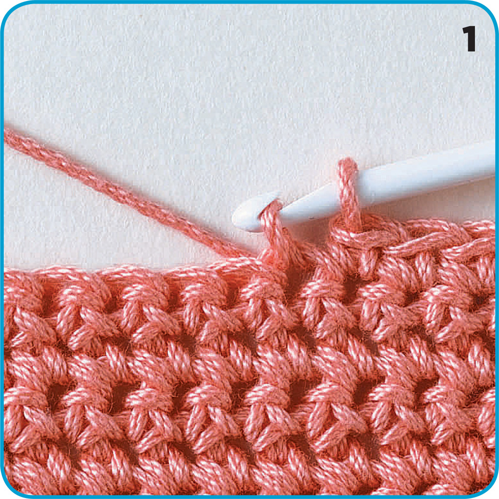 HALF DOUBLE CROCHET Wrap the yarn over the hook insert the hook into the - photo 6