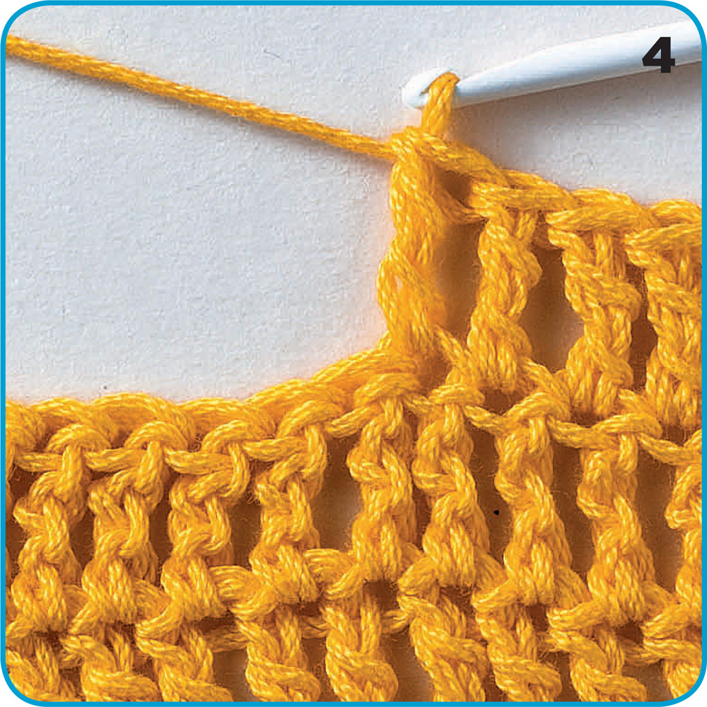 DOUBLE TRIPLE CROCHET Wrap the yarn over the hook three times insert the hook - photo 16