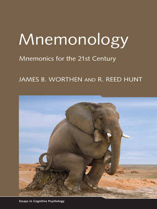 Mnemonology ESSAYS IN COGNITIVE PSYCHOLOGY North American Editors Henry L - photo 1