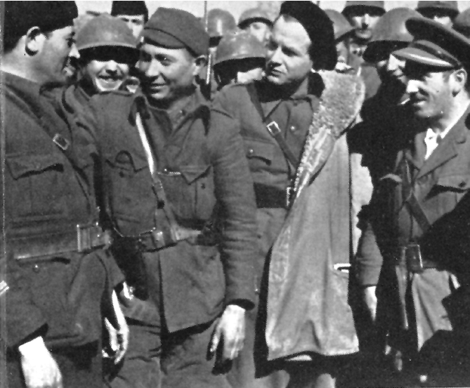 The Commissar Gustav Regler with officers of the French Battalion Regler is - photo 25