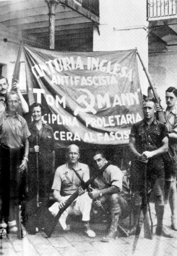 The Tom Mann Centuria The forerunner of the International Brigades Left to - photo 17