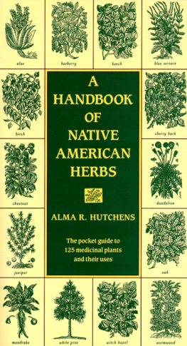 Hutchens A Handbook of Native American Herbs