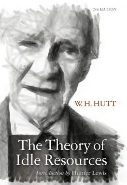 Hutt The Theory of Idle Resources