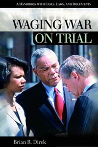 title Waging War On Trial A Handbook With Cases Laws and Documents On - photo 1