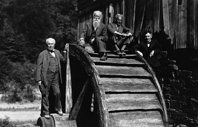 Four close friends Thomas Edison John Burroughs Henry Ford and Harvey - photo 3