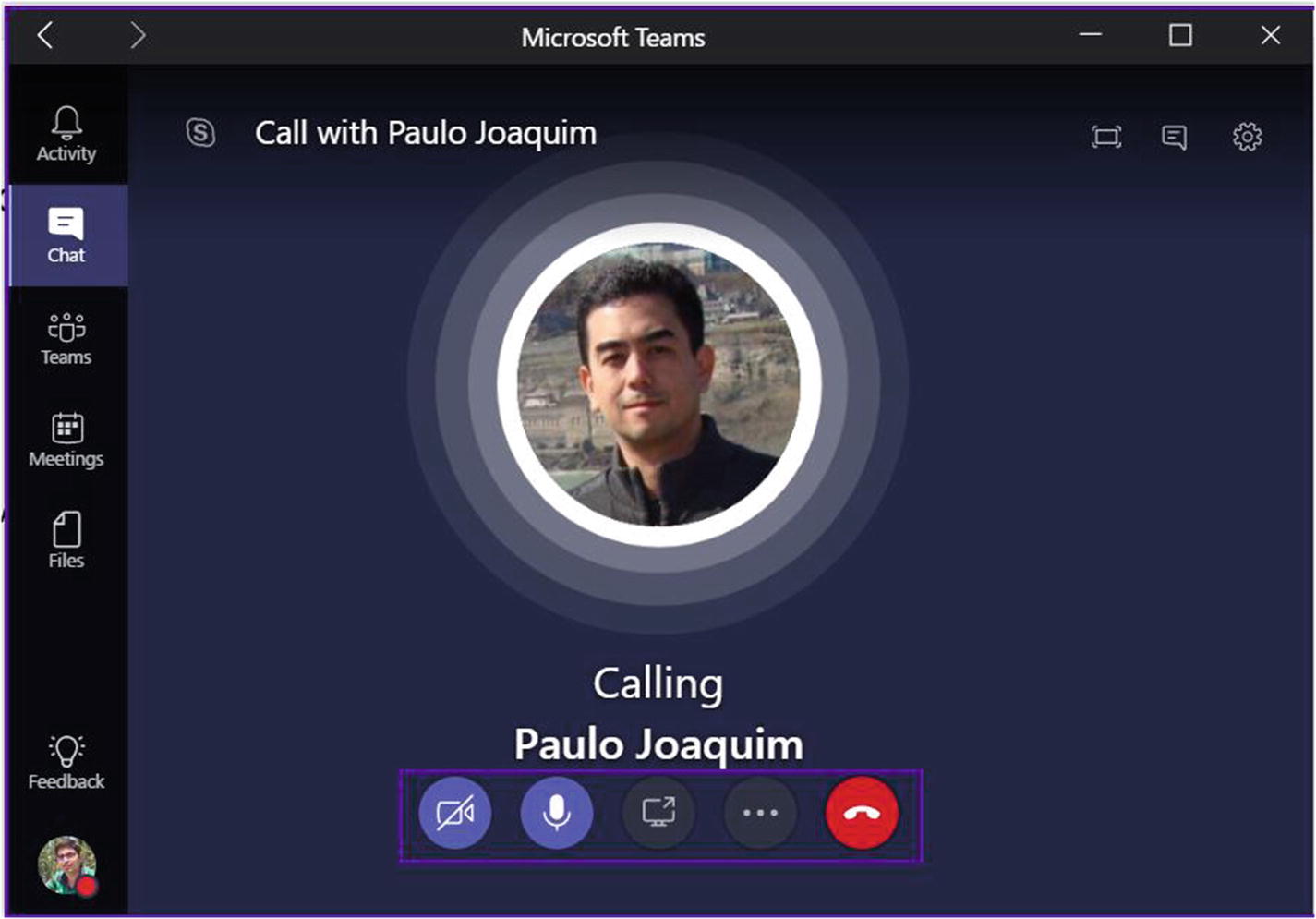 Figure 1-2 Making a call Using Teams for Teamwork As I mentioned - photo 4
