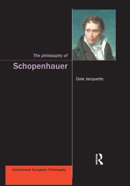 Jacquette Dale - The Philosophy of Schopenhauer