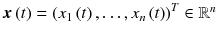 is called the state vector with n components and denotes the transposed of - photo 3