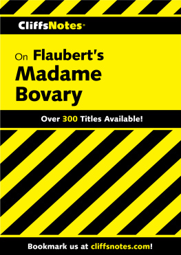 James L Roberts - CliffsNotes on Flauberts Madame Bovary