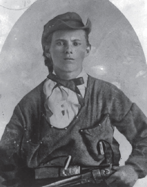 Jesse James as a teenaged Confederate guerrilla or bushwhacker in Missouri - photo 3